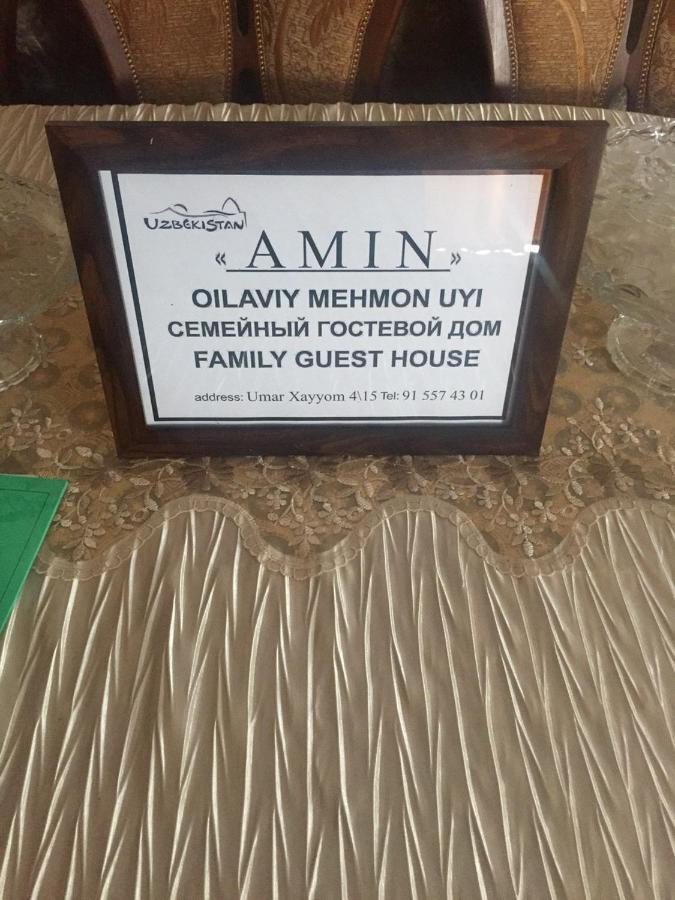 Amin Bed and Breakfast Samarcanda Exterior foto